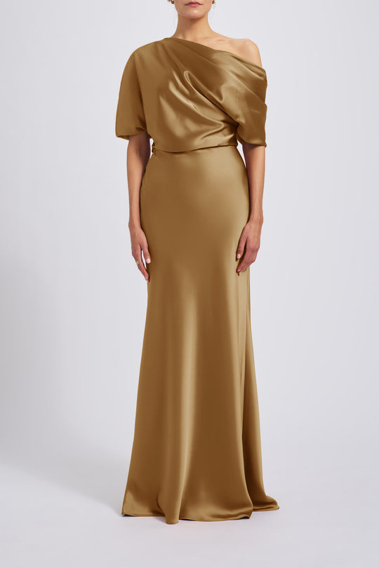 P359S - Gold, $495, dress by color from Collection Evening by Amsale