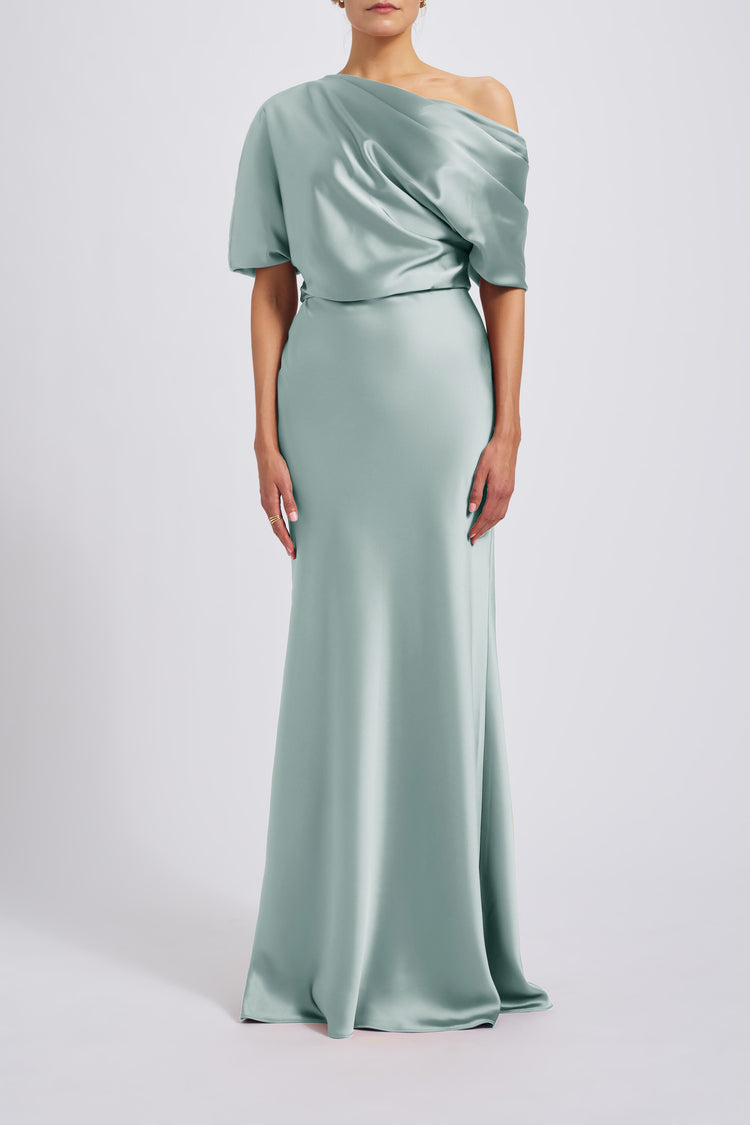 Image number 4: The Slouch Dress in Jade, view 1