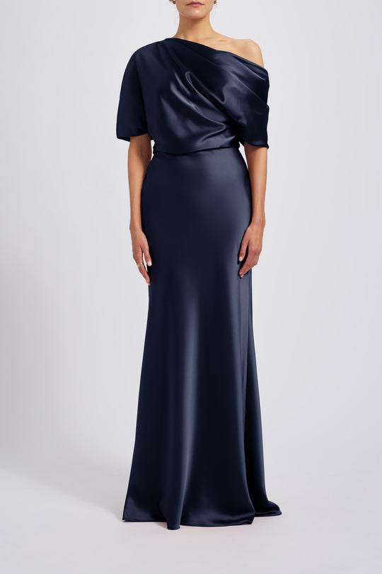 P359S - Navy, $495, dress by color from Collection Evening by Amsale