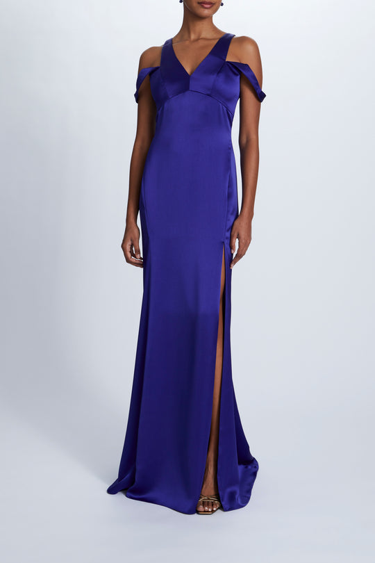 P721S, $595, dress from Collection Evening by Amsale, Fabric: fluid-satin