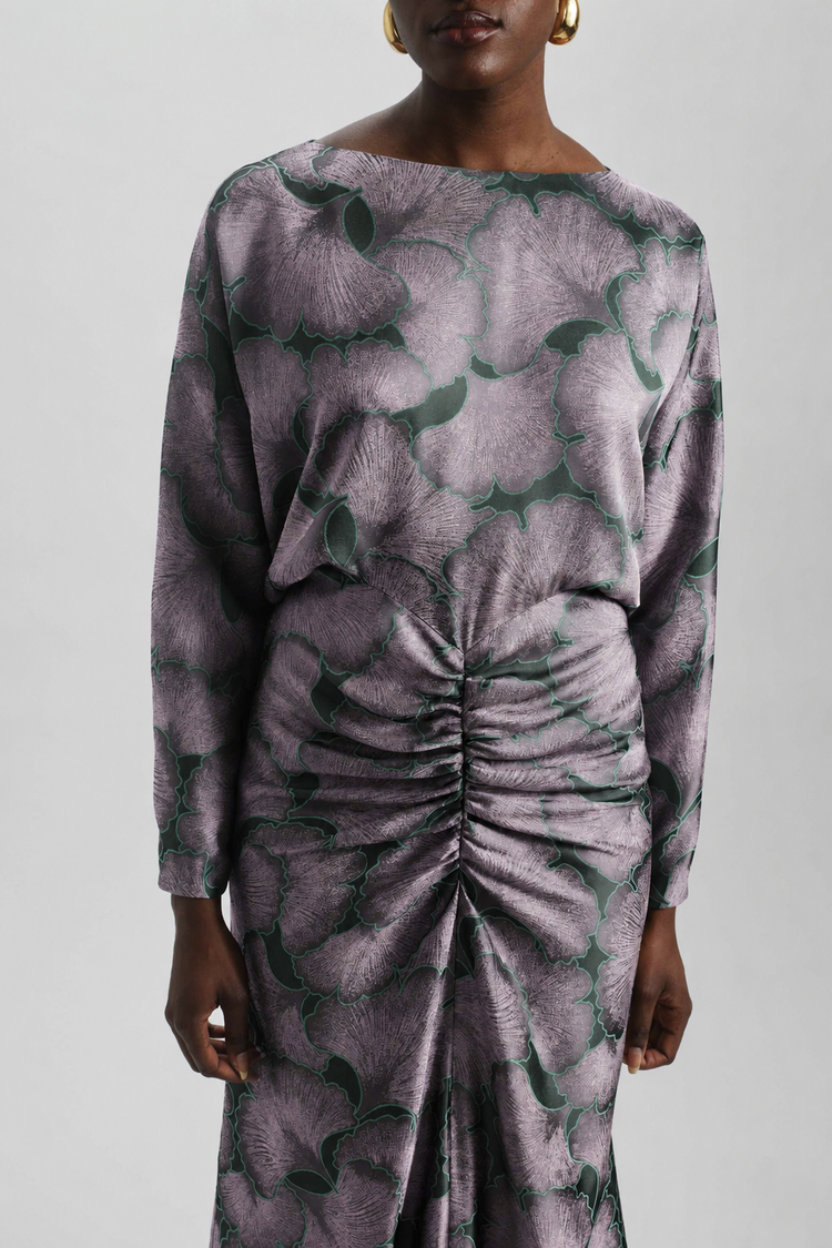 Image number 1: Jacquard Dolman Sleeve Dress, detail view