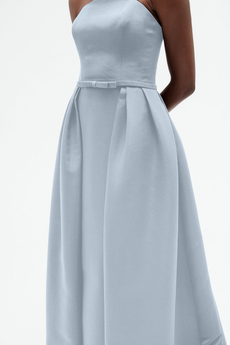 Image number 9: Faille Overskirt Gown in Ice, view 4