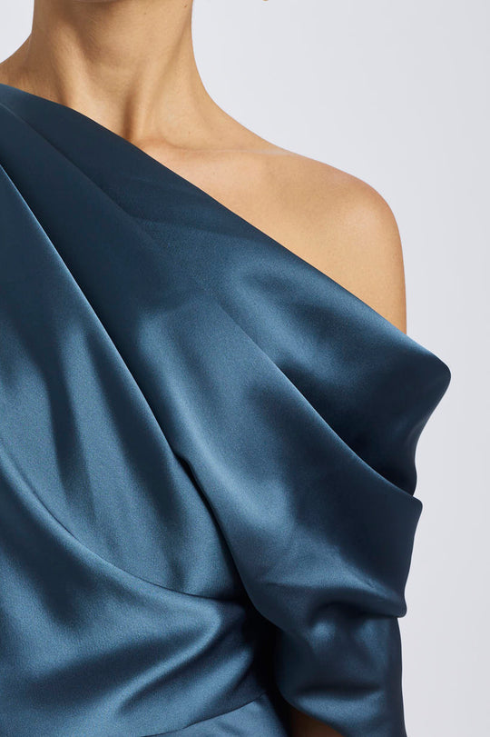 Orla - Petrol, $300, dress by color from Collection Bridesmaids by Amsale