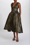 P634 - Black-Gold, dress by color from Collection Evening by Amsale