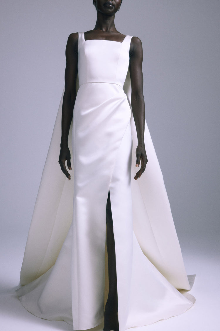 Rumi, dress from Collection Bridal by Amsale, Fabric: satin