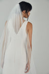 R271DV - Cathedral length veil with lace border - Ivory, dress by color from Collection Accessories by Nouvelle Amsale