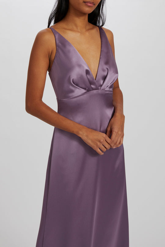 Livia - Gunmetal, $300, dress by color from Collection Bridesmaids by Amsale
