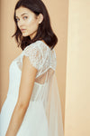 R331TO - Chantilly lace short sleeve top - Ivory, dress by color from Collection Accessories by Nouvelle Amsale
