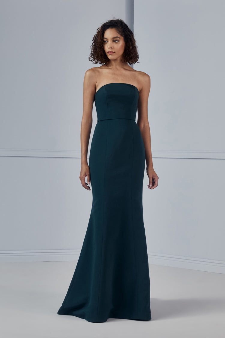 Agnes, dress from Collection Bridesmaids by Amsale, Fabric: faille