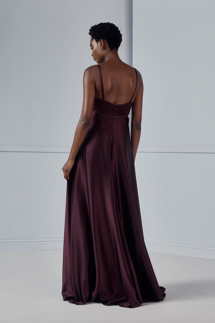 Tess - Maternity Dress, dress from Collection Bridesmaids by Amsale, Fabric: fluid-satin