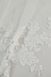 R271DV - Cathedral length veil with lace border - Ivory, dress by color from Collection Accessories by Nouvelle Amsale