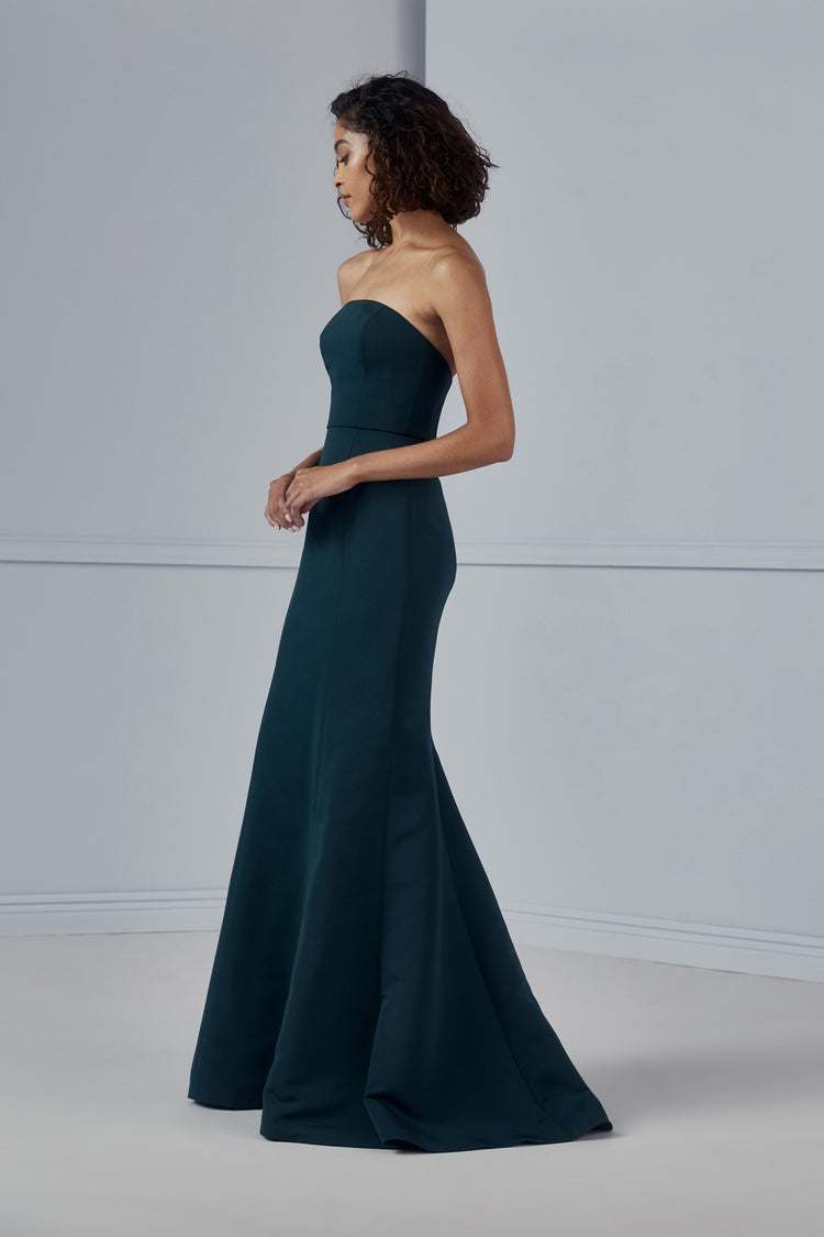 Agnes, dress from Collection Bridesmaids by Amsale, Fabric: faille