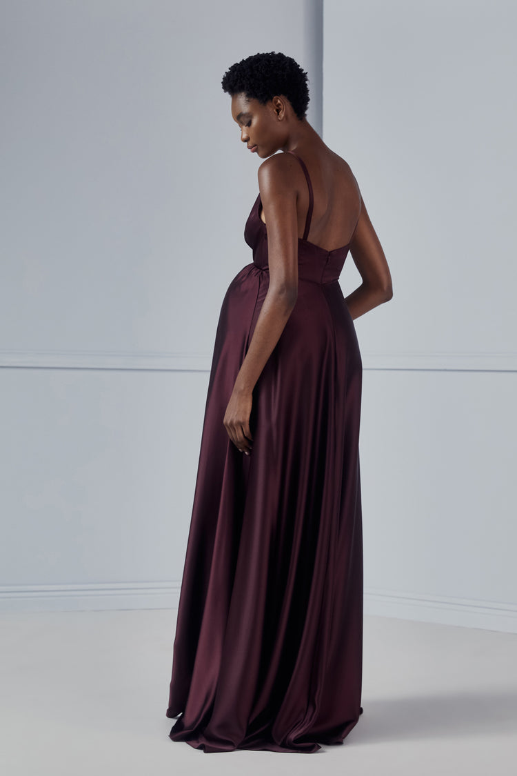 Tess - Maternity Dress, dress from Collection Bridesmaids by Amsale, Fabric: fluid-satin