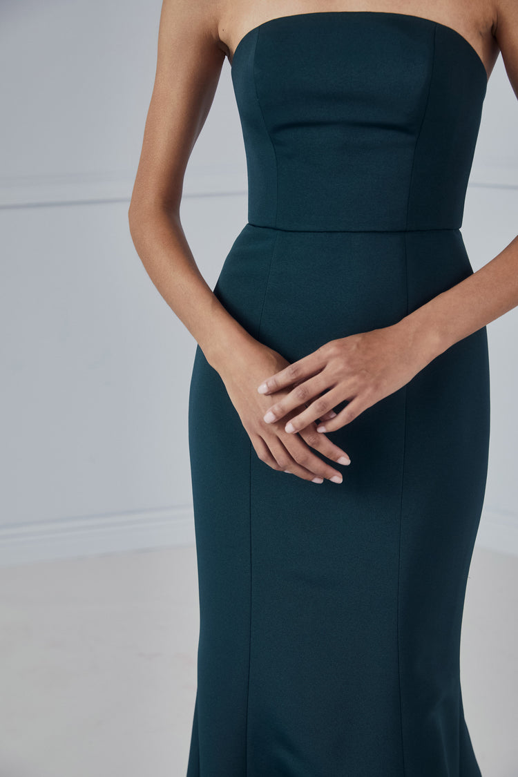 Agnes, dress from Collection Bridesmaids by Amsale, Fabric: faille