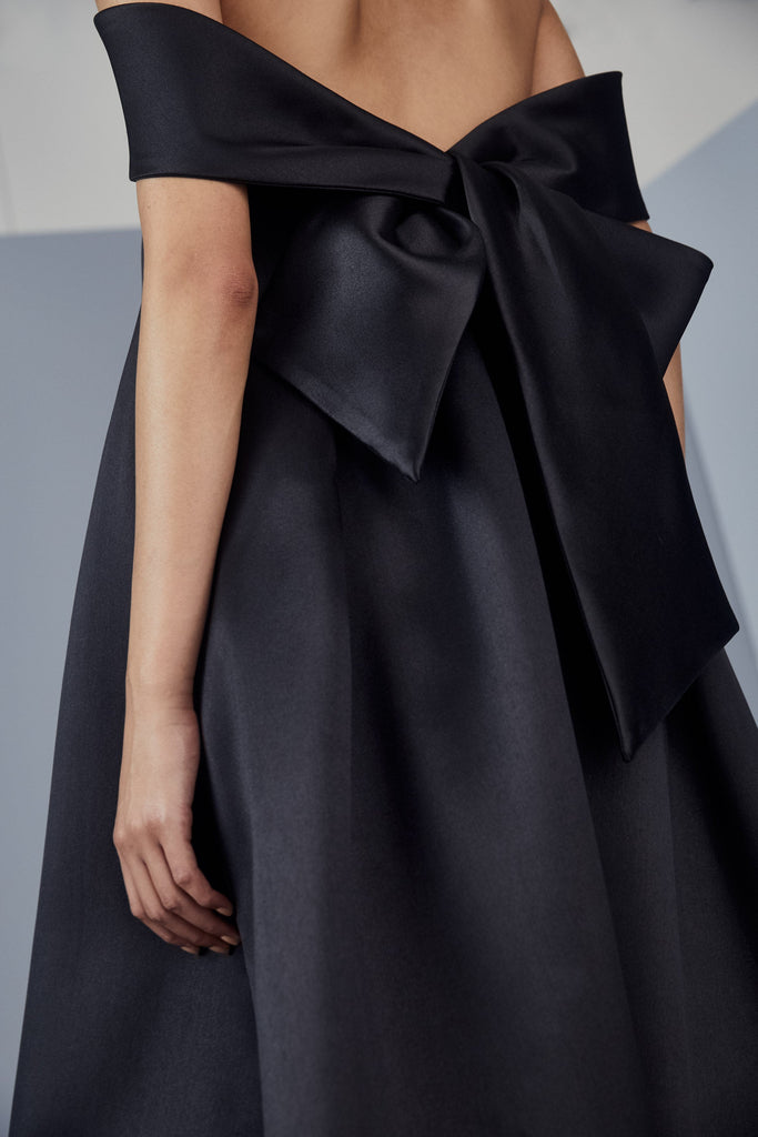 Product P370M - Bow back trapeze dress - Champagne Image