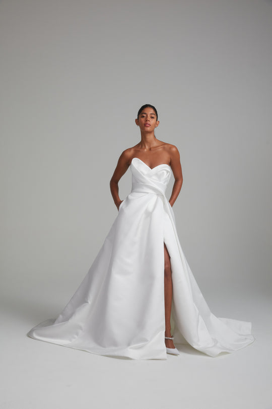 Marley - Silk-White, $6,595, dress by color from Collection Bridal by Amsale