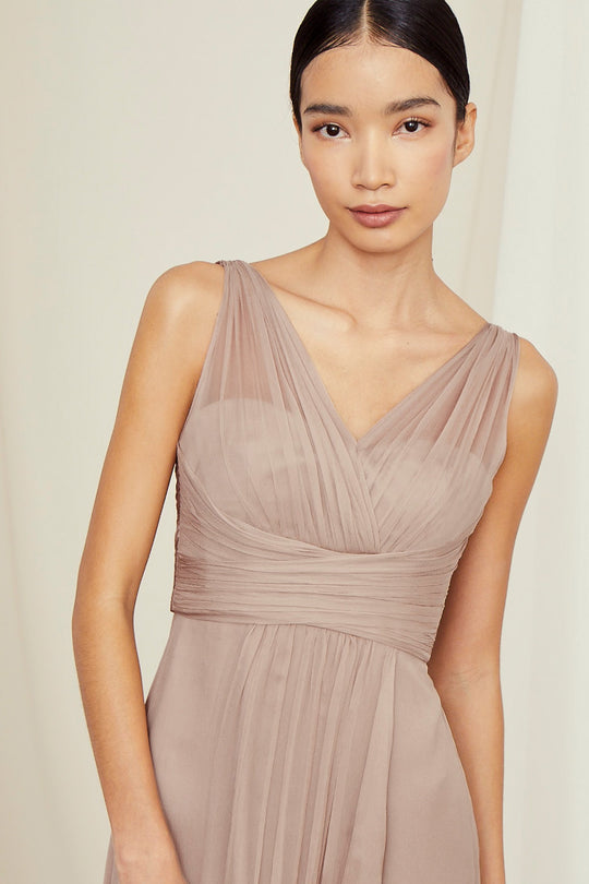 G783C - White, $280, dress by color from Collection Bridesmaids by Amsale