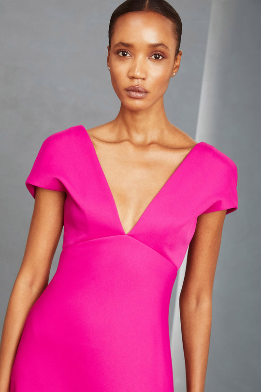 P355P - Midi Dress - Fuchsia, $550, dress by color from Collection Evening by Amsale