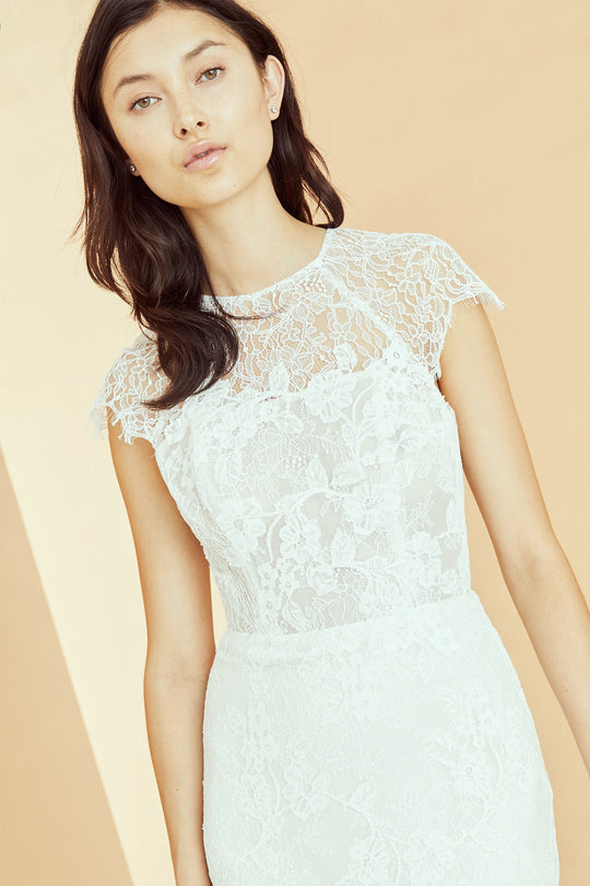 Jean - Ivory-Blush, $2,395, dress by color from Collection Bridal by Nouvelle Amsale