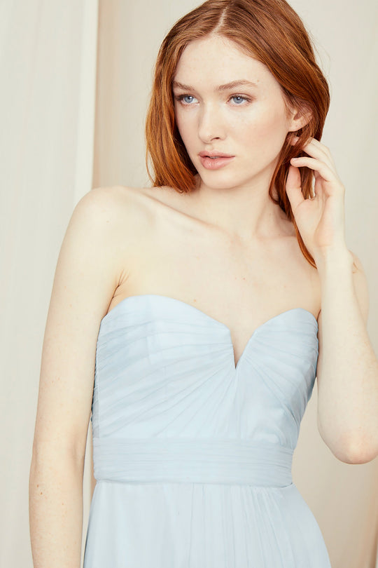 G969C - Vanilla, $280, dress by color from Collection Bridesmaids by Amsale