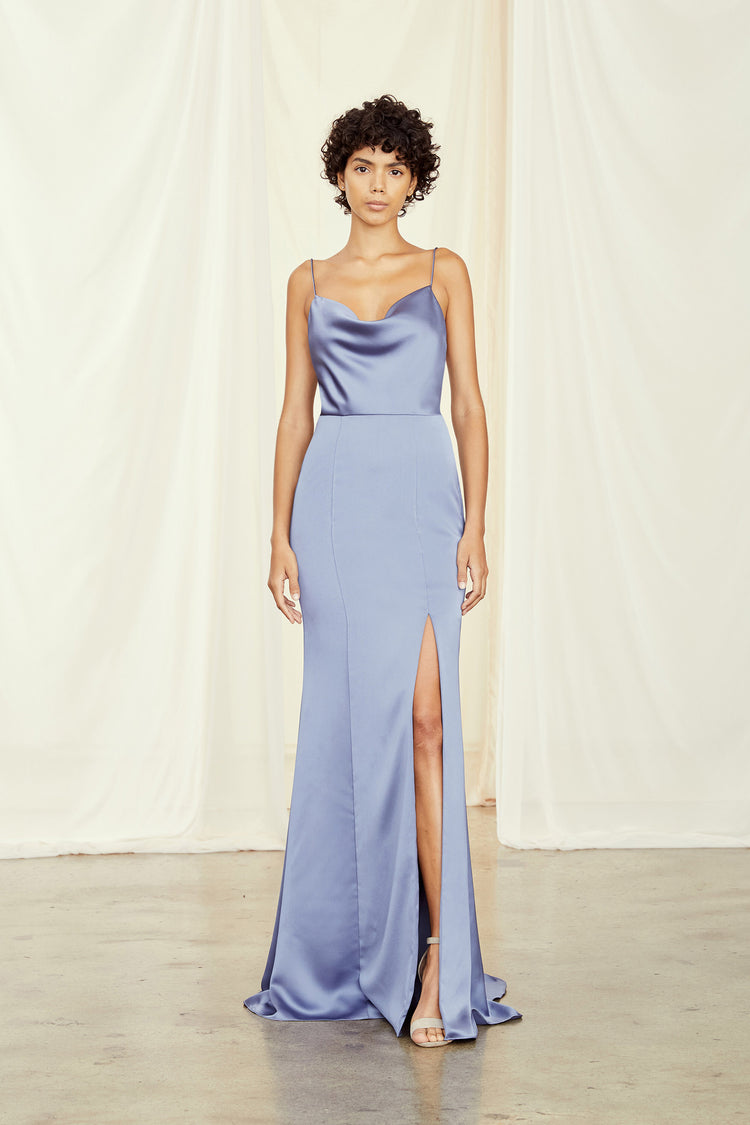 Chloe, dress from Collection Bridesmaids by Amsale, Fabric: fluid-satin