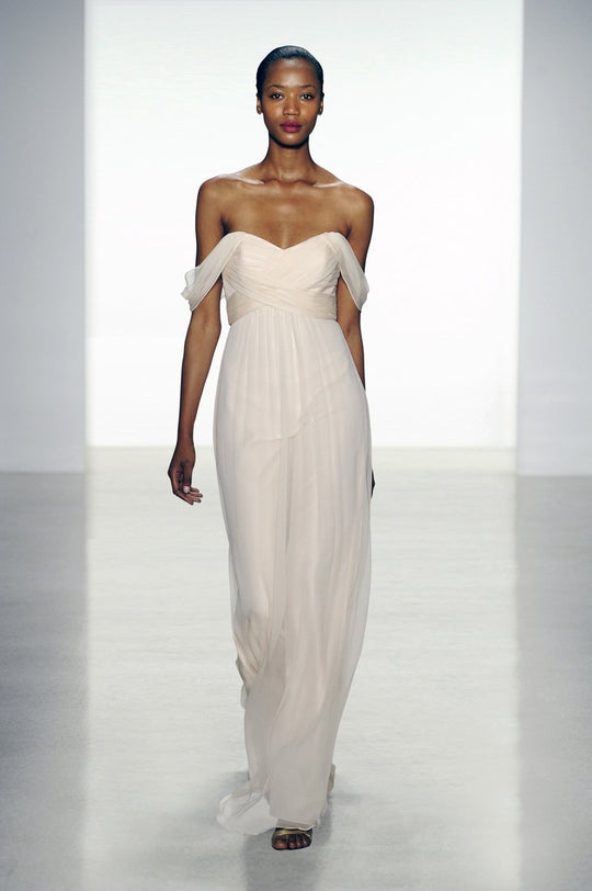 G851C - Rose, $280, dress by color from Collection Bridesmaids by Amsale