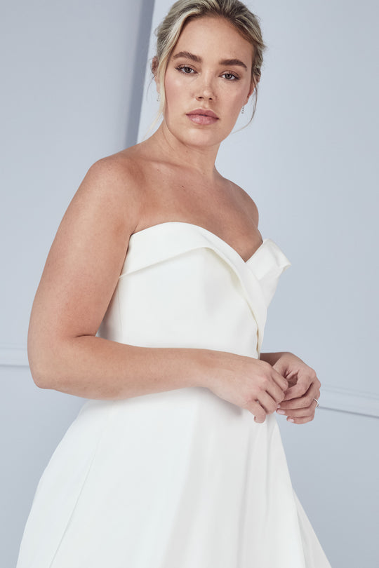 Max - Silk-White, $6,995, dress by color from Collection Bridal by Amsale