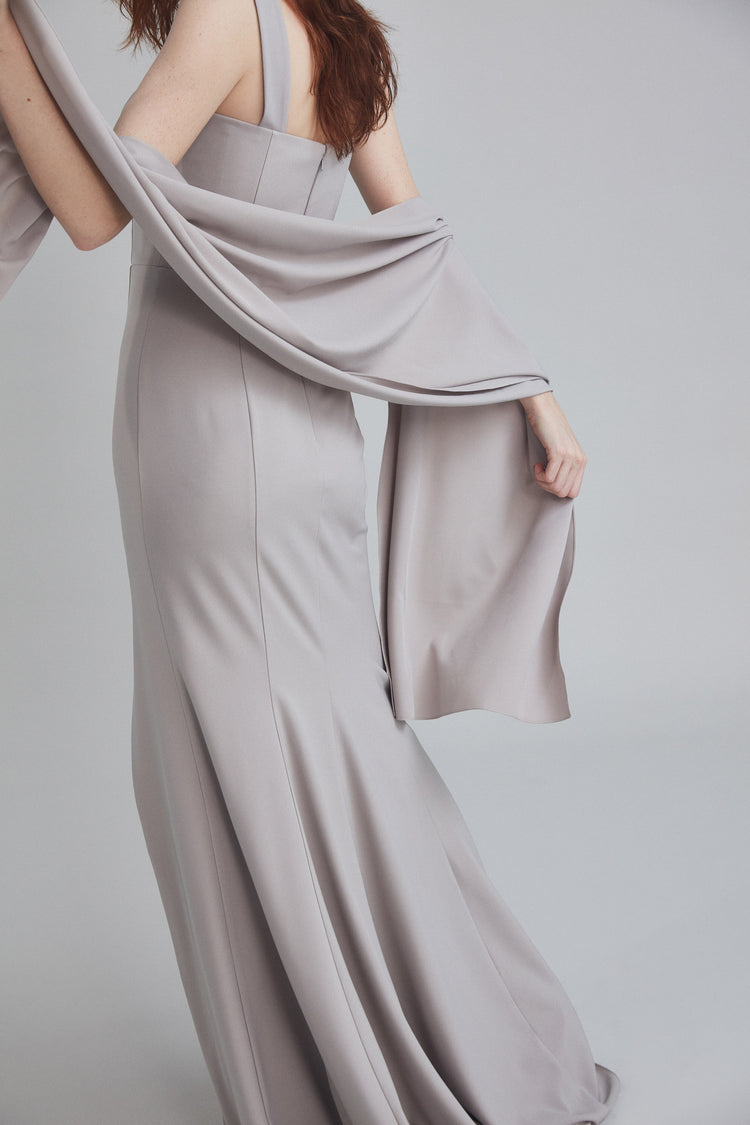 Crepe Shawl, accessory from Collection Bridesmaids by Amsale, Fabric: crepe