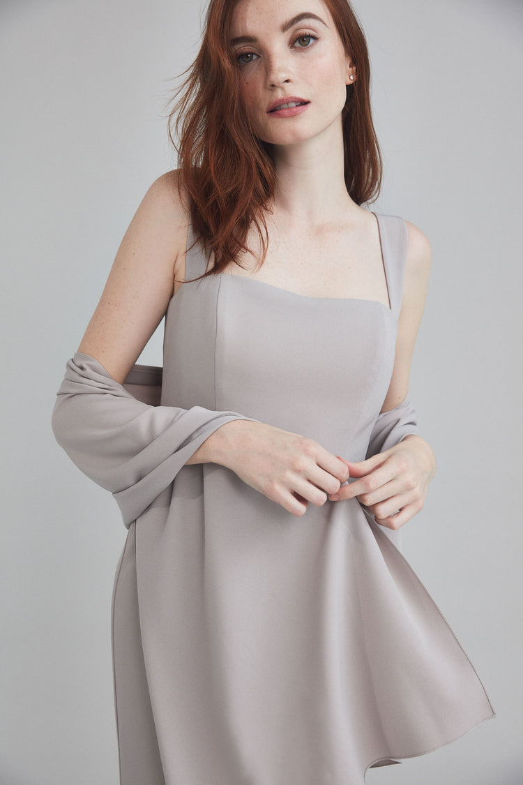 Crepe Shawl, accessory from Collection Bridesmaids by Amsale, Fabric: crepe