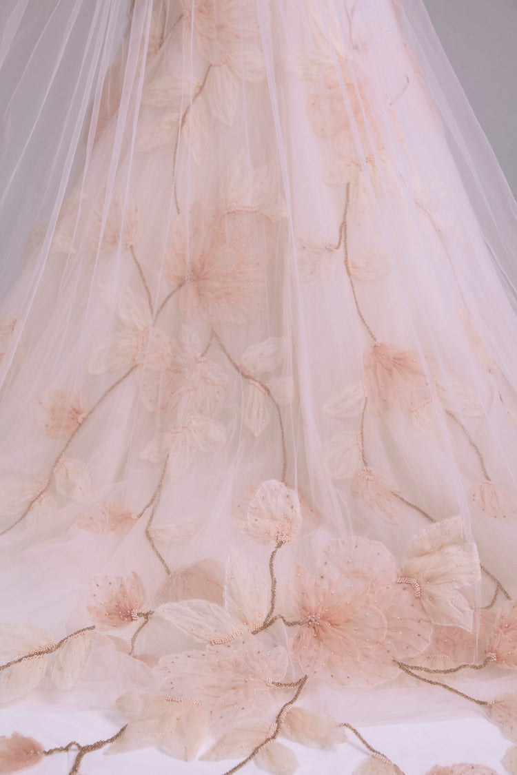 Forest, dress from Collection Bridal by Amsale, Fabric: faille