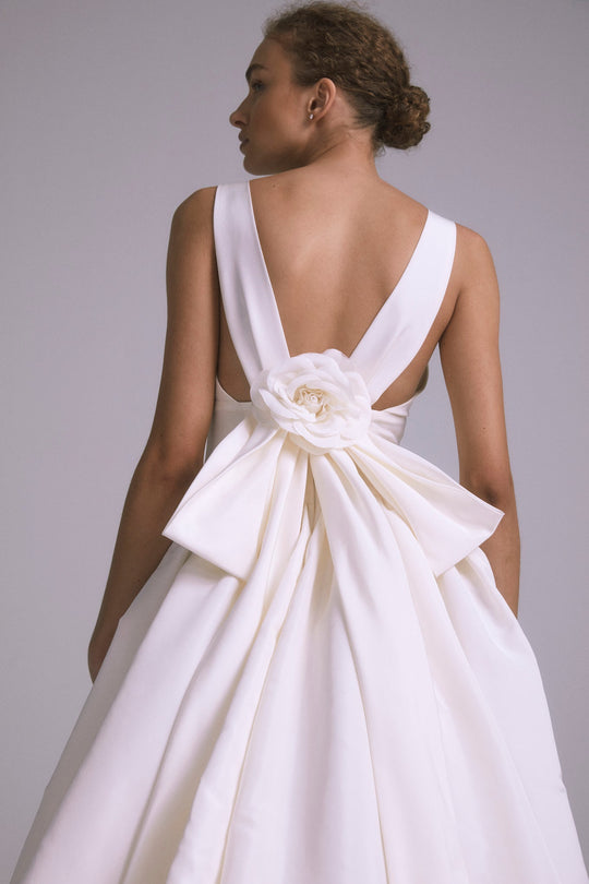 Hendrix - Silk-White, $6,995, dress by color from Collection Bridal by Amsale