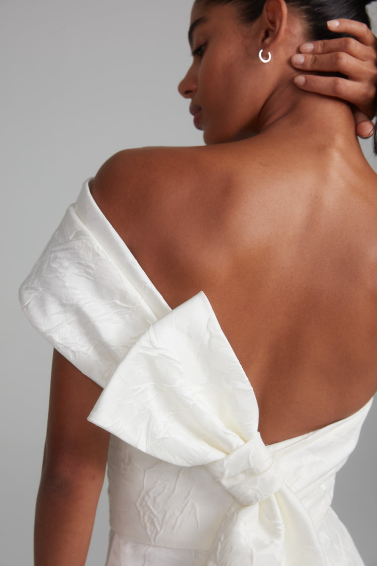 Nico, dress from Collection Bridal by Amsale, Fabric: floral-jacquard