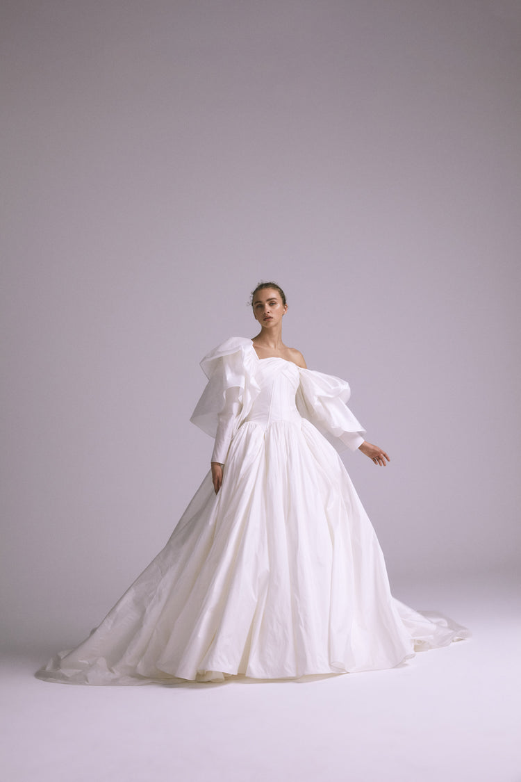 Primrose, dress from Collection Bridal by Amsale, Fabric: taffeta