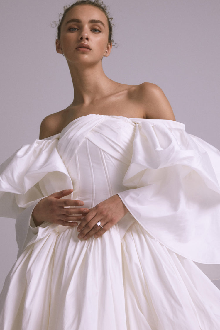 Primrose, dress from Collection Bridal by Amsale, Fabric: taffeta