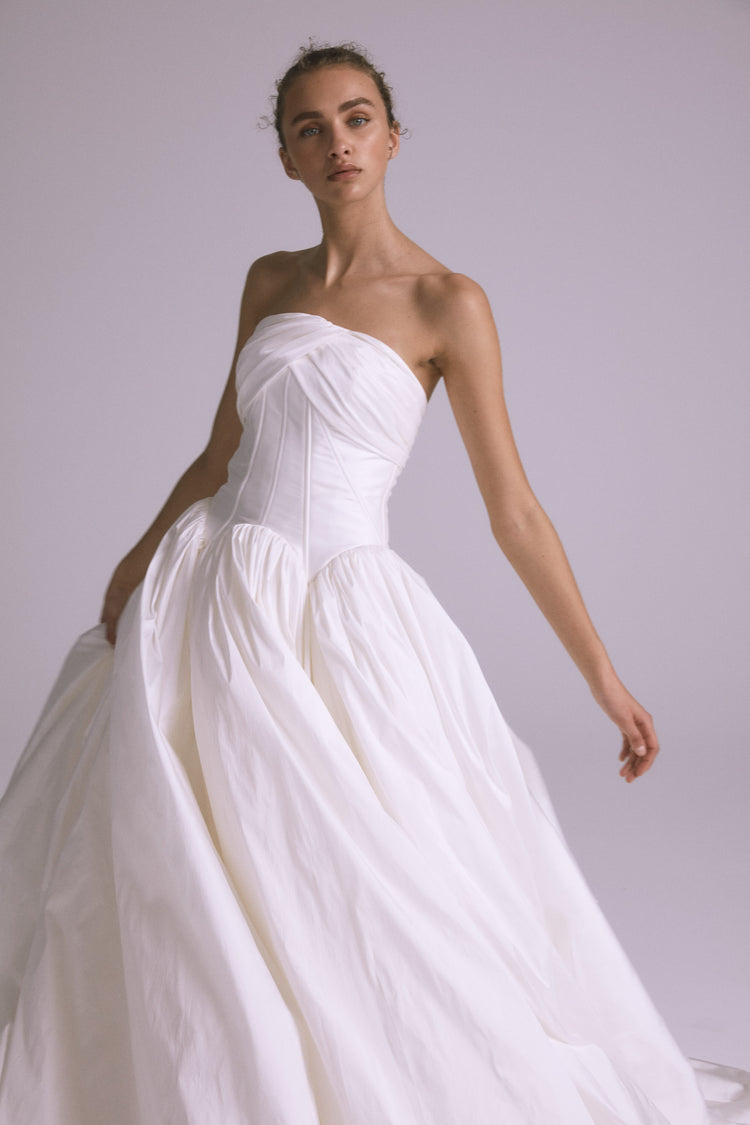 Primrose, dress from Collection Bridal by Amsale, Fabric: taffeta