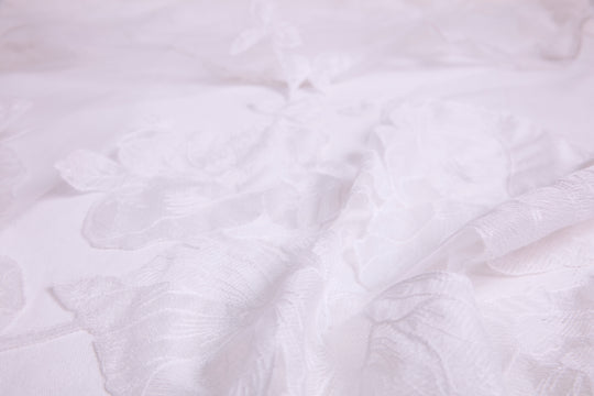 Oversized Floral Embroidery Veil, $880, accessory from Collection Accessories by Amsale