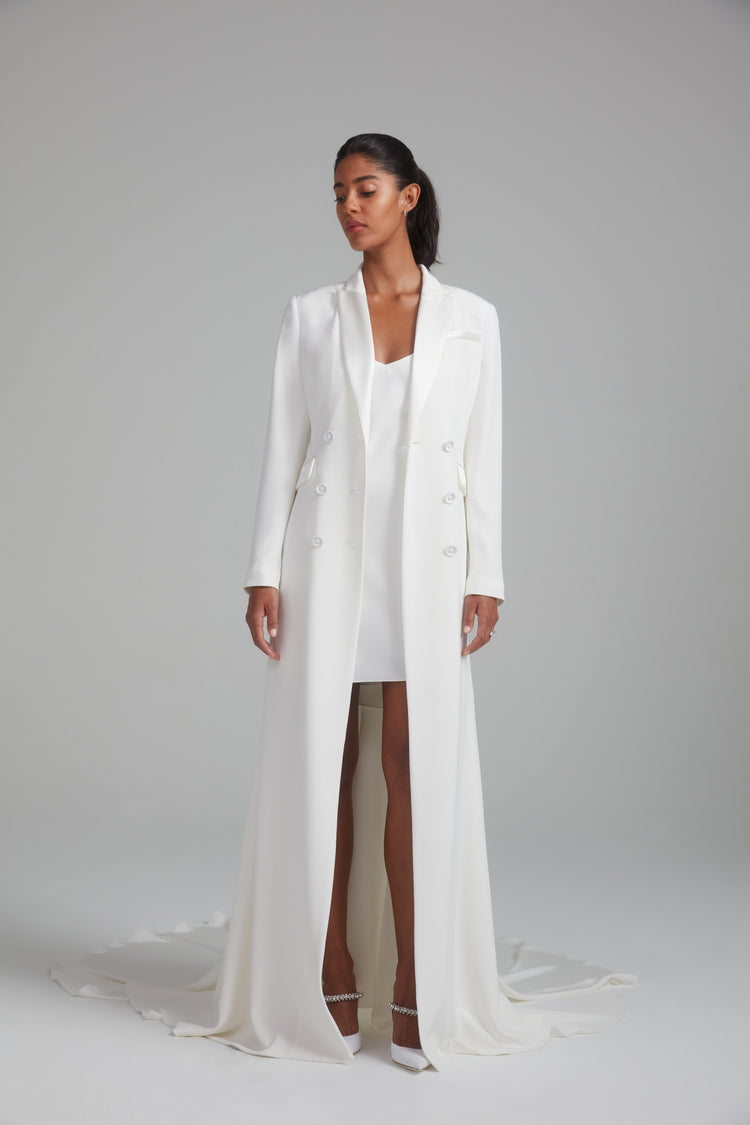 Soleil, dress from Collection Bridal by Amsale, Fabric: italian-crepe-back-satin