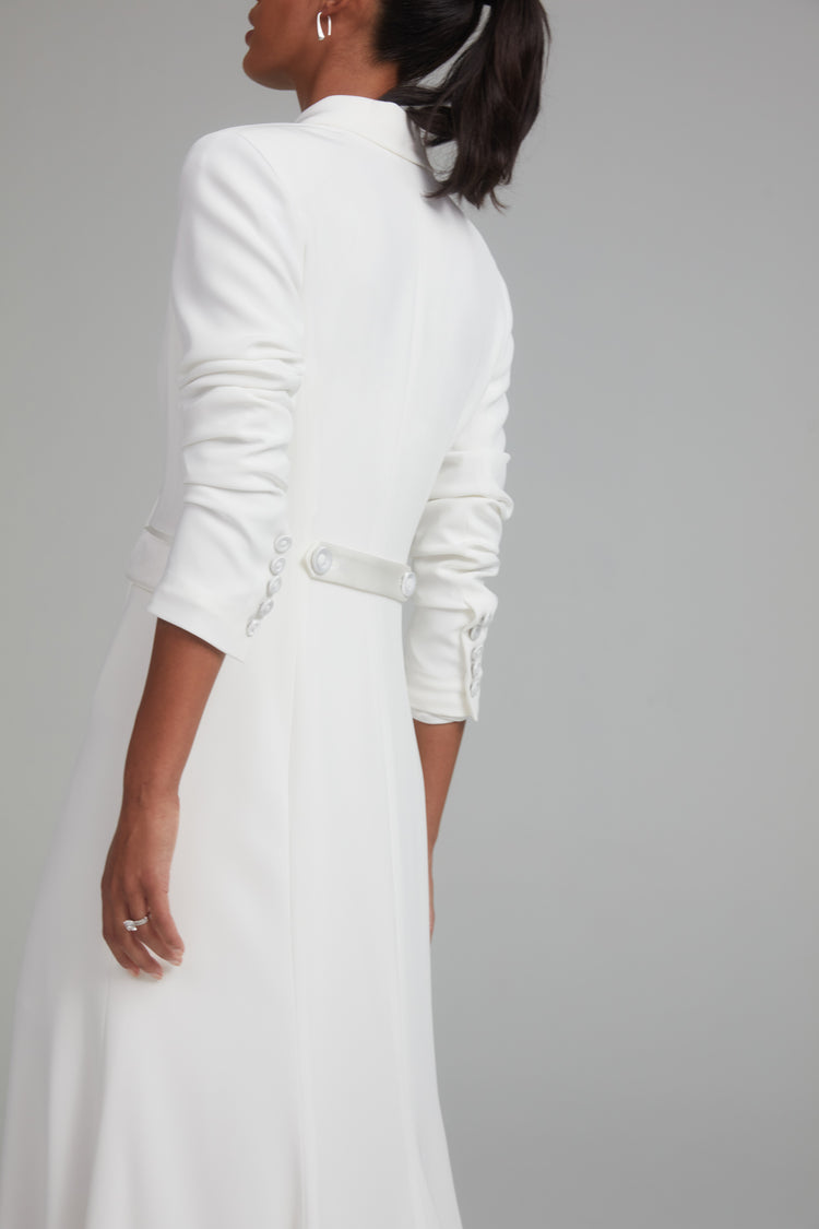 Soleil, dress from Collection Bridal by Amsale, Fabric: italian-crepe-back-satin