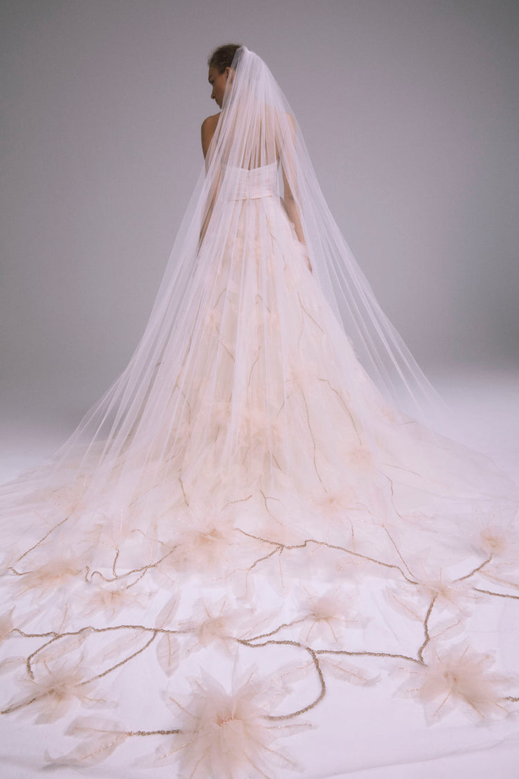 Zora, dress from Collection Bridal by Amsale, Fabric: faille