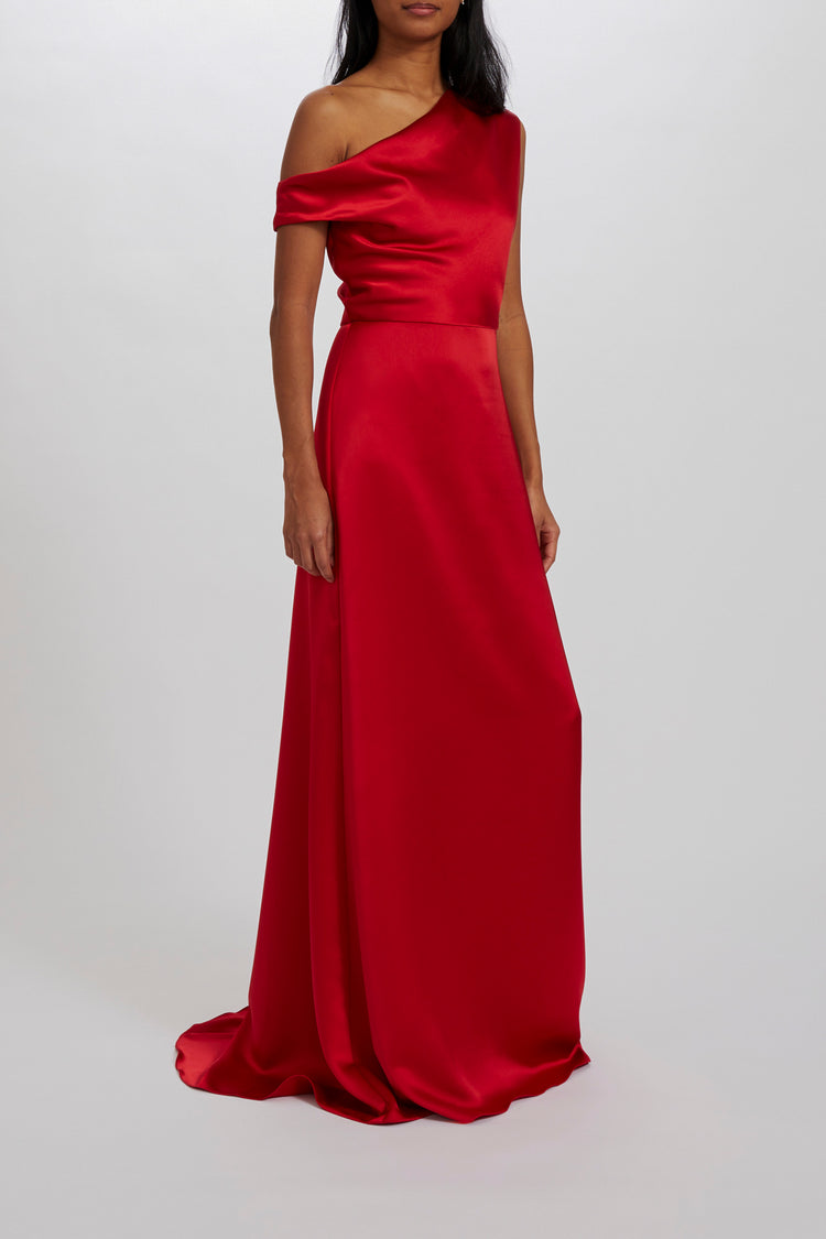 Alden, dress from Collection Bridesmaids by Amsale, Fabric: fluid-satin