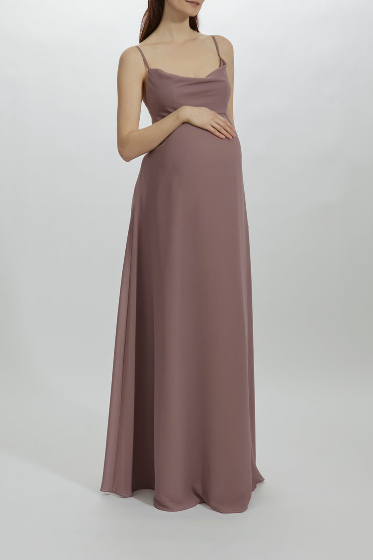 Frances - Maternity Dress, dress from Collection Bridesmaids by Amsale, Fabric: flat-chiffon