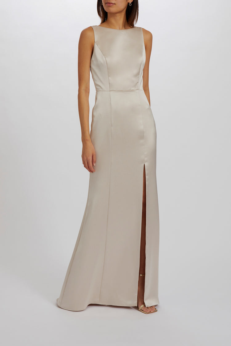 Leslie, dress from Collection Bridesmaids by Amsale, Fabric: fluid-satin