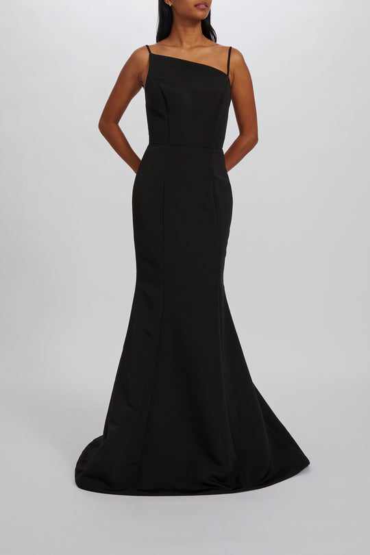 Lux, $300, dress from Collection Bridesmaids by Amsale, Fabric: faille