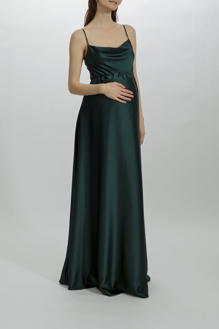 Pauline - Maternity Dress, dress from Collection Bridesmaids by Amsale, Fabric: fluid-satin