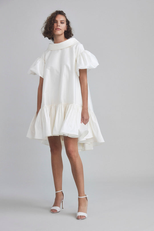 LW187 - Taffeta Trapeze Dress, $795, dress from Collection Little White Dress by Amsale