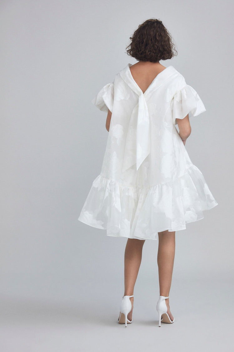 LW198 - Rose Fil-Coupe Trapeze Dress, dress from Collection Little White Dress by Amsale