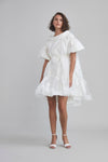 LW198 - Rose Fil-Coupe Trapeze Dress, dress from Collection Little White Dress by Amsale