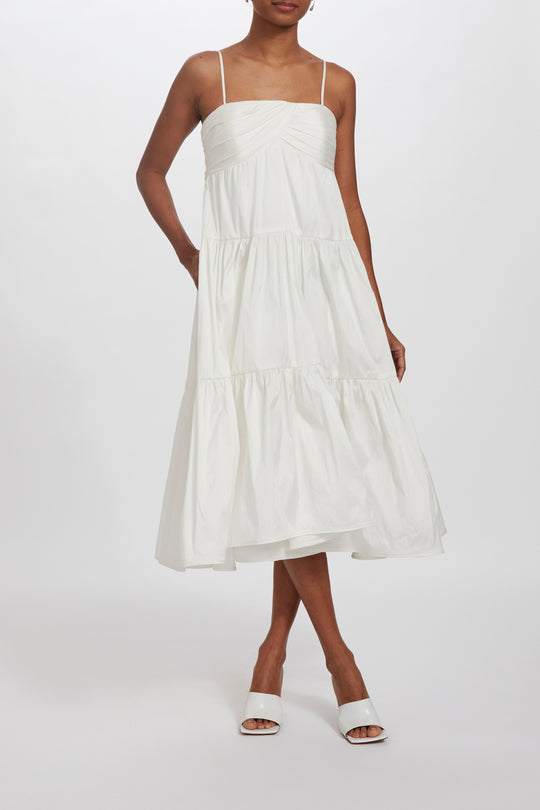 LW223, $895, dress from Collection Little White Dress by Amsale, Fabric: tafetta