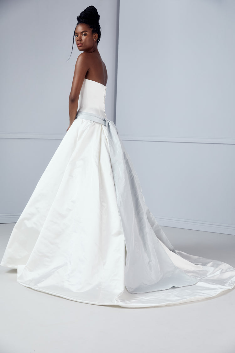 Blue Sash - Amsale Archive, dress from Collection Bridal by Amsale