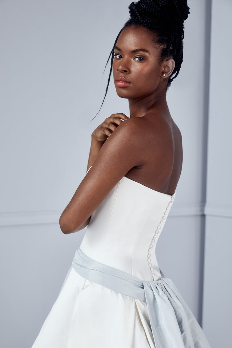 Blue Sash - Amsale Archive, dress from Collection Bridal by Amsale